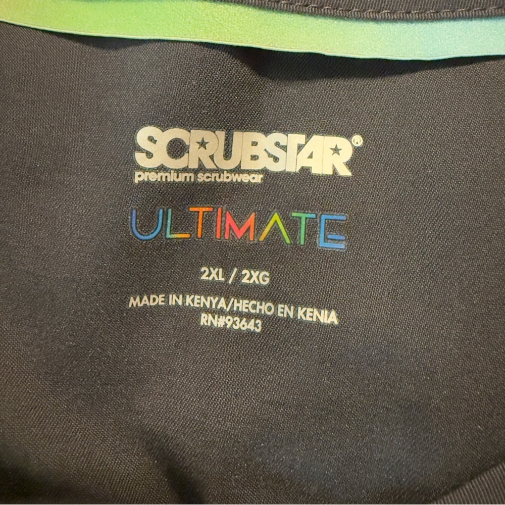 🌺SCRUBSTAR ULTIMATE GRAY TOP - Picture 3 of 5